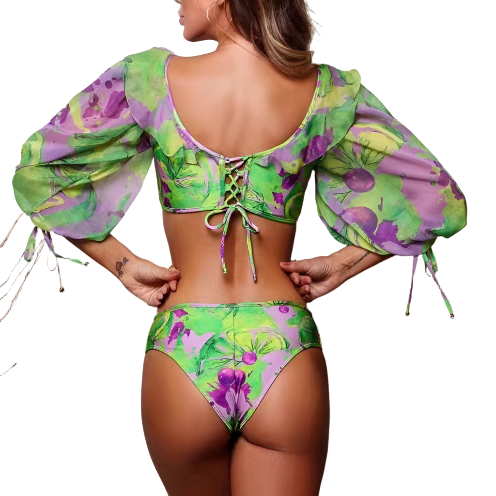 Muse De Palm Beach - Slimming One Piece Monikini Set - With Matching Cover Up
