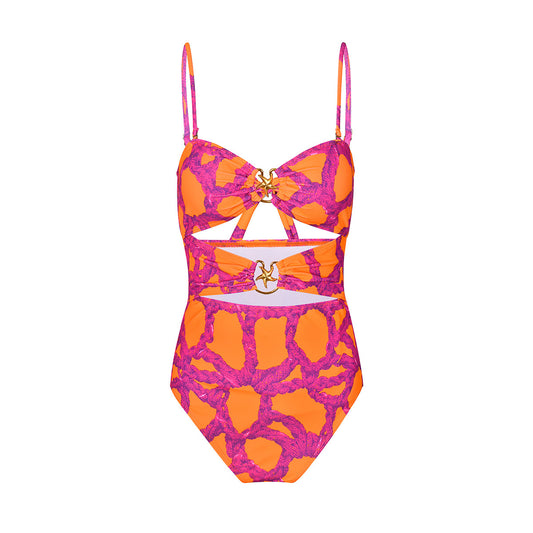 Muse De Palm Beach - One Piece Swimsuit Set - With Matching Cover Up