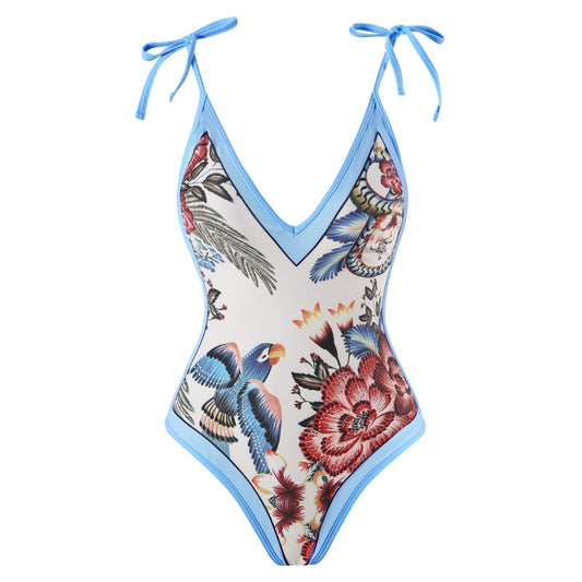 Muse De Palm Beach - Slimming One Piece Swimsuit Set - With Matching Cover Up