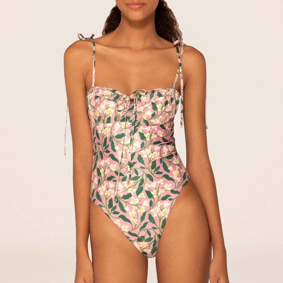 Muse De Palm Beach - Slimming One Piece Swimsuit Set - With Matching Cover Up