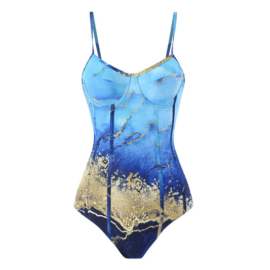 Muse De Palm Beach - One Piece Swimsuit Set - With Matching Cover Up