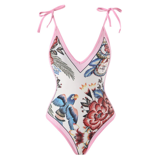 Muse De Palm Beach - Slimming One Piece Swimsuit Set - With Matching Cover Up