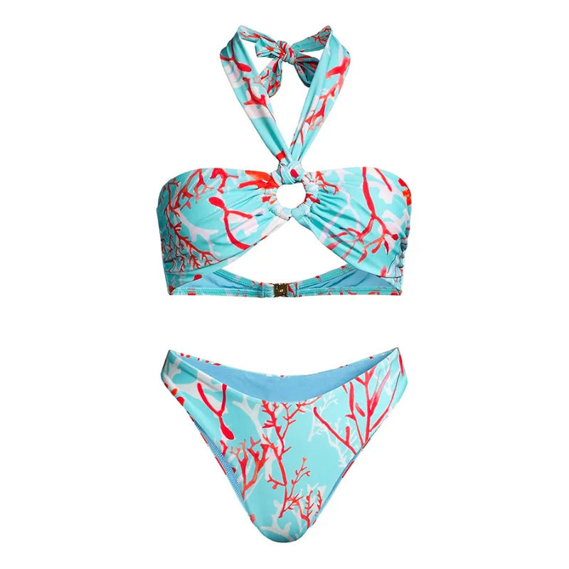 Muse De Palm Beach - Slimming Two Piece Bikini Set - With Matching Cover Up