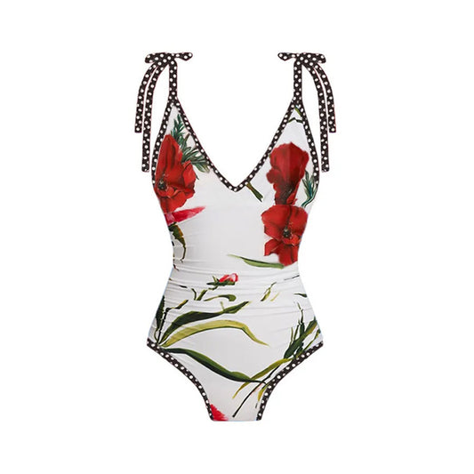 Muse De Palm Beach - Slimming One Piece Swimsuit Set - With Matching Cover Up