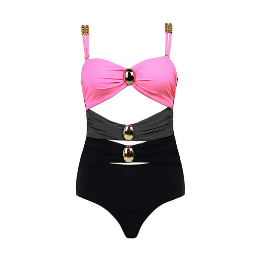 Muse De La Mer - One Piece Swimsuit Set - With Matching Cover Up