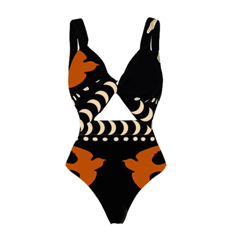 Muse De Palm Beach - Slimming One Piece Swimsuit Set - With Matching Cover Up