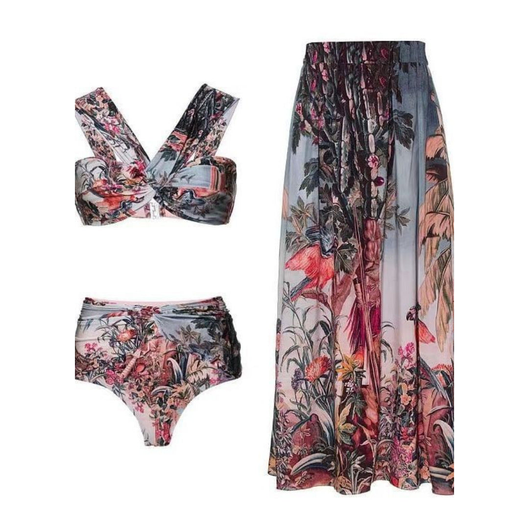 Muse De Palm Beach - Two Piece Bikini Set - With Matching Cover Up